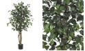Nearly Natural 4' Artificial Ficus Tree